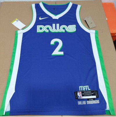 2 Irving Mavericks 22-23 City jersey blue player version